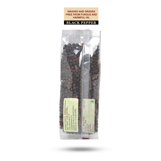 Washed Black Pepper (काली मिर्च)