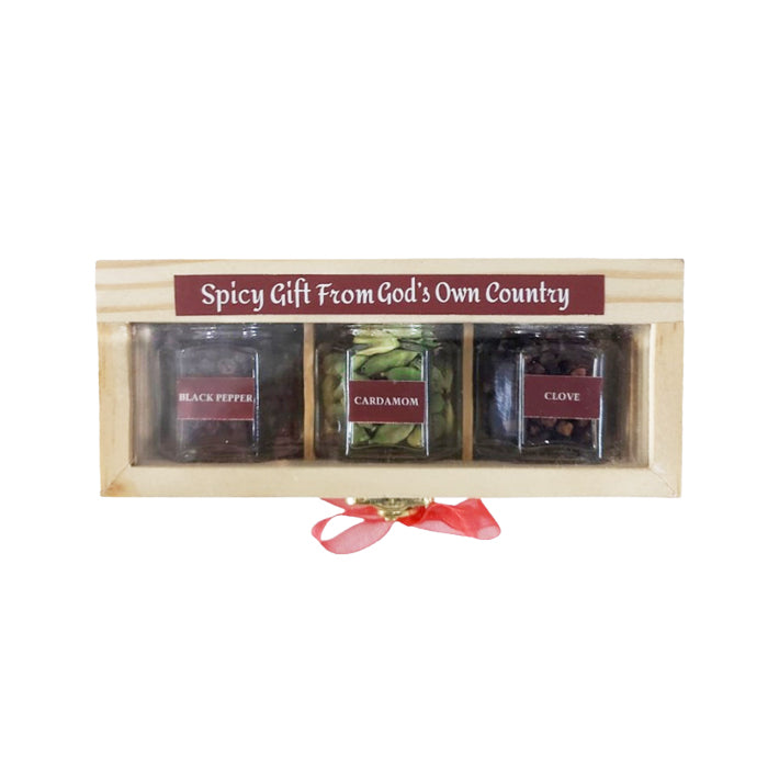 Wooden Spice Box (Rectangle)