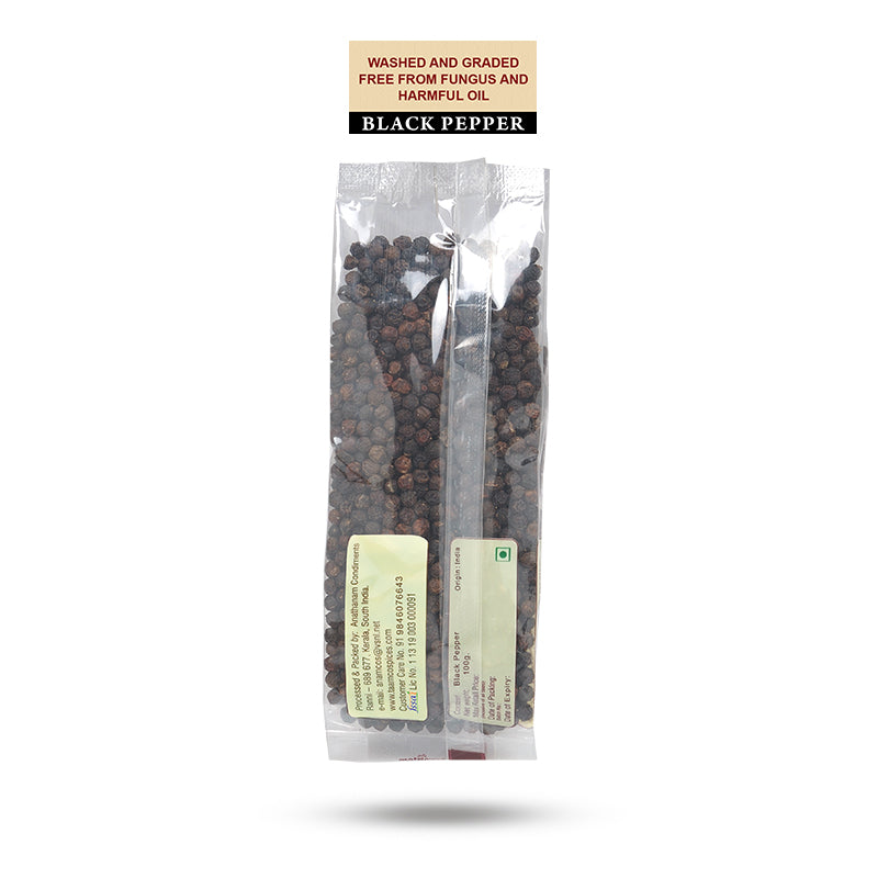 Washed Black Pepper (काली मिर्च)