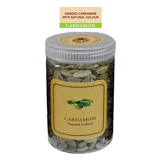 Graded Kerala Green Cardamom Bottle (एलाईची)