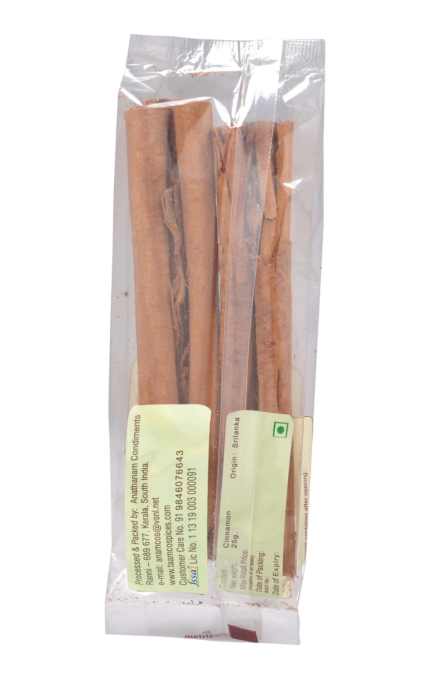 Authentic Sri Lankan Cinnamon (Ceylon) (दालचीनी)