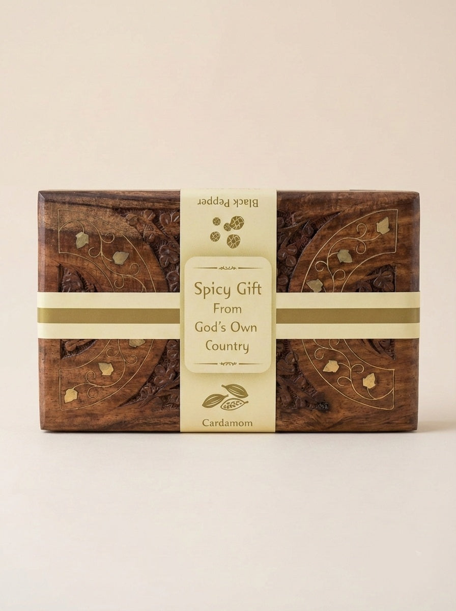 Wooden Box with Spices (Small)