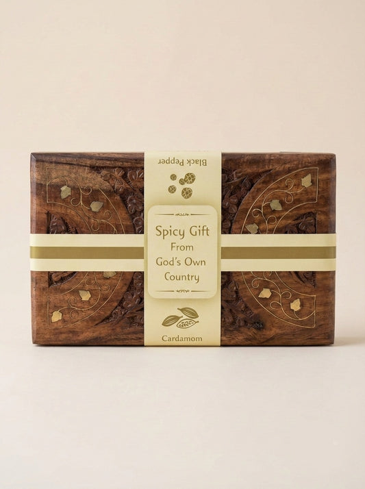 Wooden Box with Spices (Small)