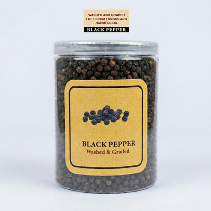 Washed Black Pepper Bottle (काली मिर्च)