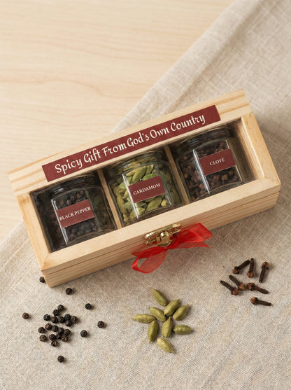 Wooden Spice Box (Rectangle)