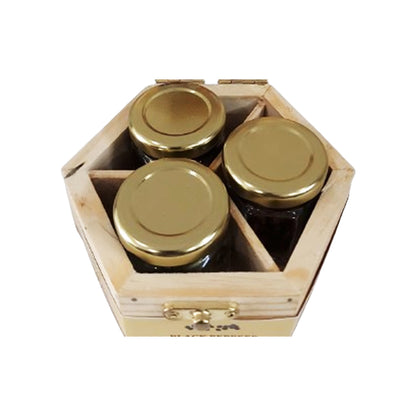 Wooden Spice Box (Hexagon)
