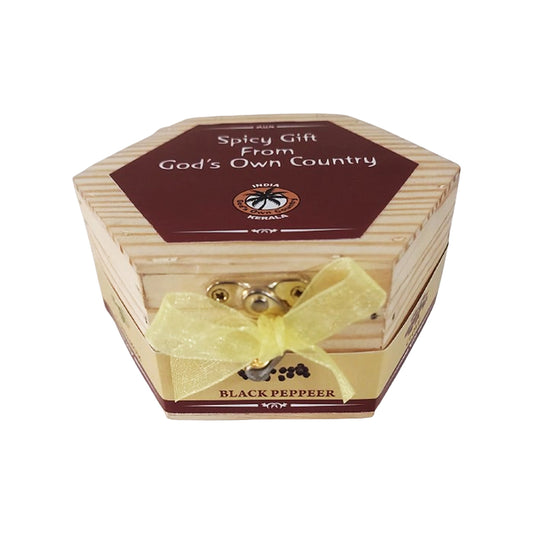 Wooden Spice Box (Hexagon)