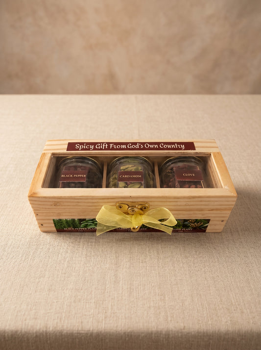 Wooden Spice Box (Rectangle)