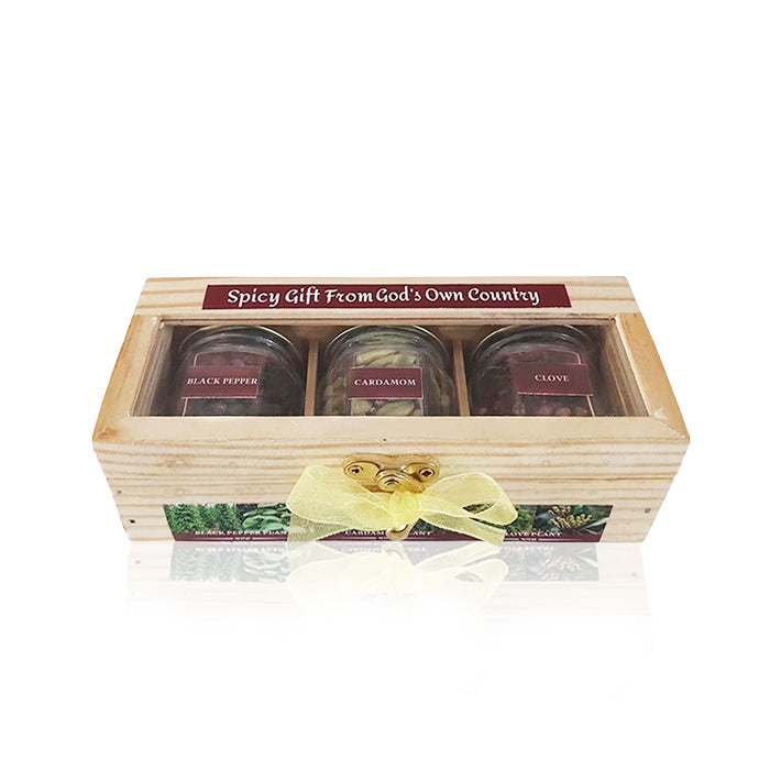 Wooden Spice Box (Rectangle)